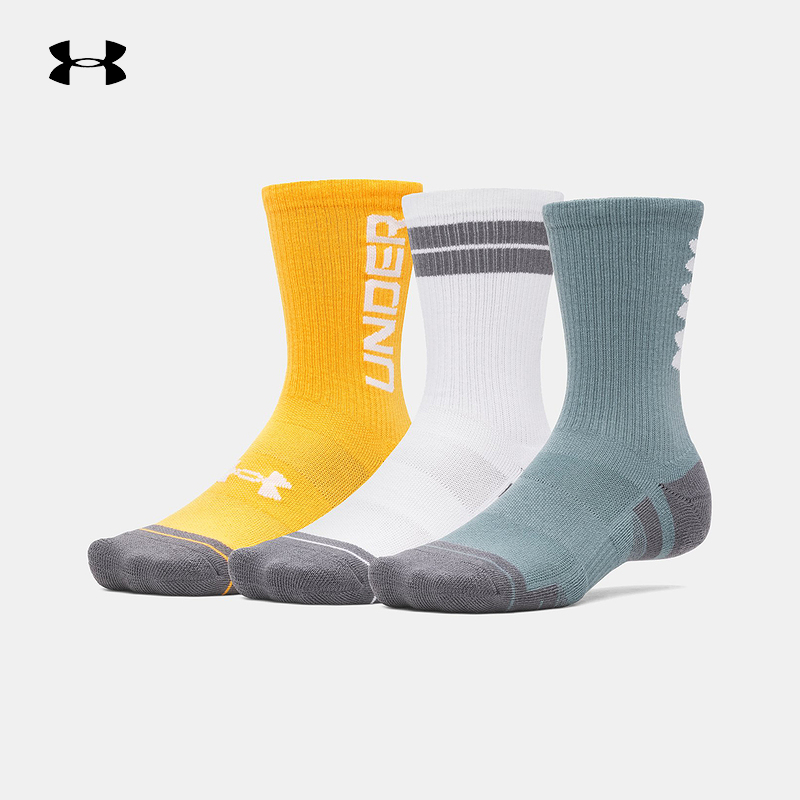 UNDERARMOUR安德玛运动2025F/W中性中筒袜 1379515-587