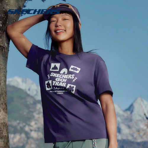 SKECHERS(斯凯奇)|（新款）2026春女短袖衫 L224W029-05HS