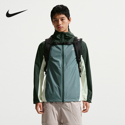 耐克NIKE夏季男子夹克户外运动休闲连帽外套男梭织夹克IF1144-317