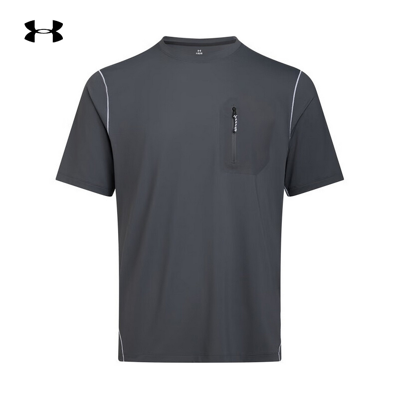 UNDERARMOUR安德玛官方运动2025S/S男短袖T恤 6005882-025