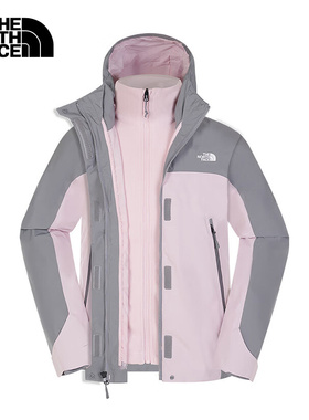THE NORTH FACE北面户外运动2025F/W女三合一夹克 NF0A8DRJEI01