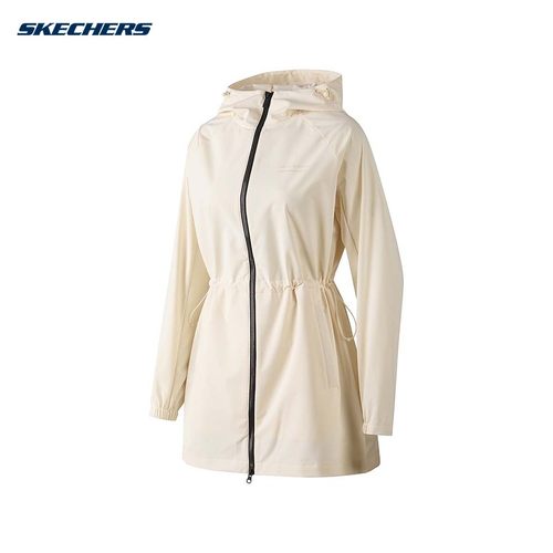 @SKECHERS斯凯奇2025春季女子时尚舒适休闲梭织外套P124W002/02SB