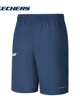 Skechers斯凯奇26夏季新款男子运动短裤宽松舒适休闲裤 P226M093