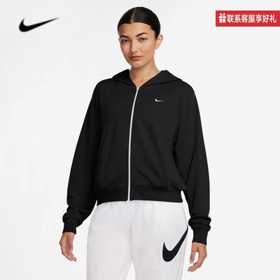 耐克外套男春新款女子连帽衫运动休闲卫衣夹克BV2649-063