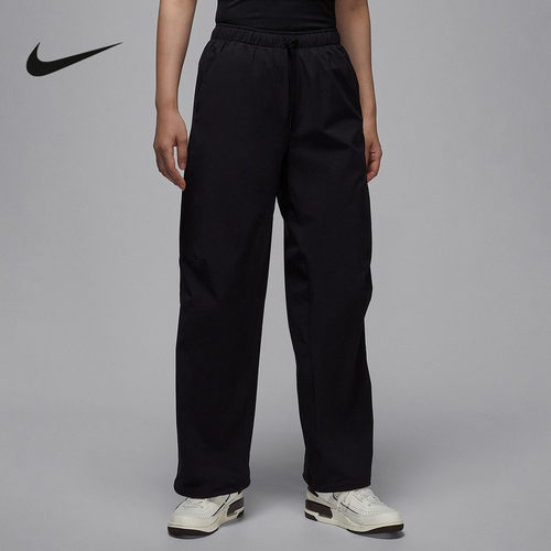 NIKE耐克夏防晒新款女子运动休闲梭织透气时尚宽松长裤HQ8893-010