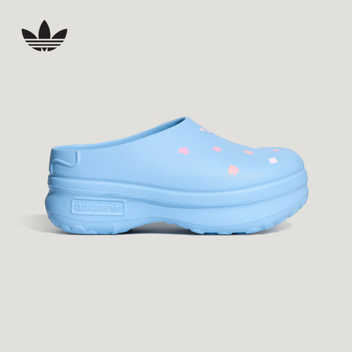 adidas阿迪达斯三叶草2026夏女迪士尼联名款趣味凉鞋穆勒鞋KH5902