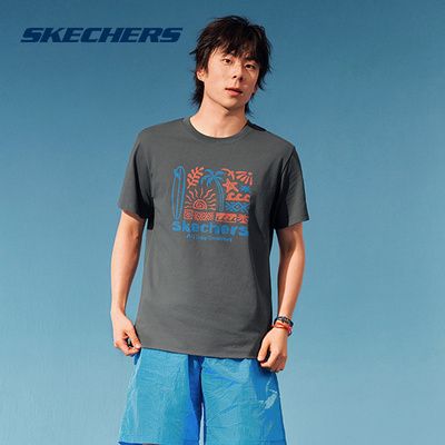SKECHERS(斯凯奇)|（新款）2026夏中性短袖衫 L226U023-013P