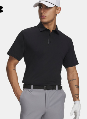 安德玛UNDERARMOUR运动2026S/S男短袖POLO 6009652-001