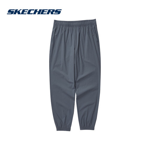 SKECHERS斯凯奇运动2024夏男梭织长裤 L223M167-02CF