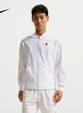 NIKE耐克男外套2026夏季休闲训练速干透气网球运动夹克IR6294-100