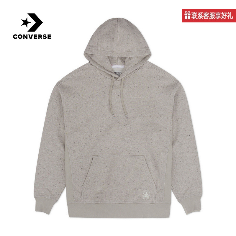 匡威Converse官方运动2025春中性针织连帽套衫 10027317-A02