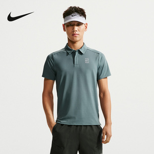 nike耐克男T恤秋夏季速干透气网球运动短袖翻领POLO衫FZ6908-382