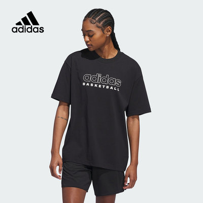 adidas阿迪达斯官方旗舰2024夏女短袖T恤 IT9941