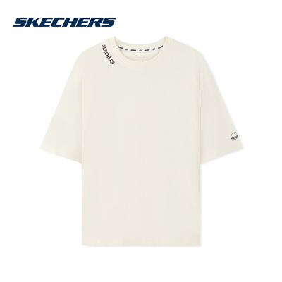 Skechers斯凯奇2026夏男士运动休闲时尚潮流百搭短袖T恤 L326M014