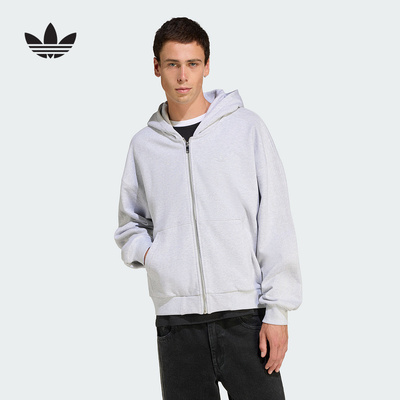 adidas阿迪达斯官方运动2025冬男连帽外套 JW1071