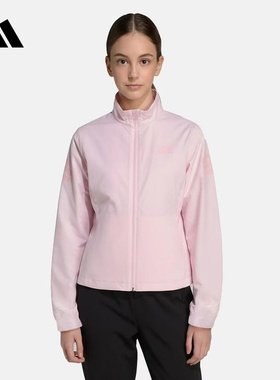 adidas阿迪达斯官方运动2026春女大童梭织夹克 KS8092