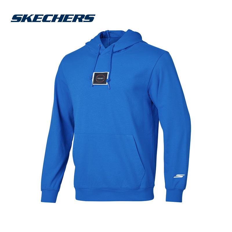 SKECHERS斯凯奇运动2024冬男连帽卫衣 P424M102-035Q