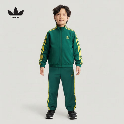 adidas阿迪达斯官方运动2026春男小童运动套装 KW1293