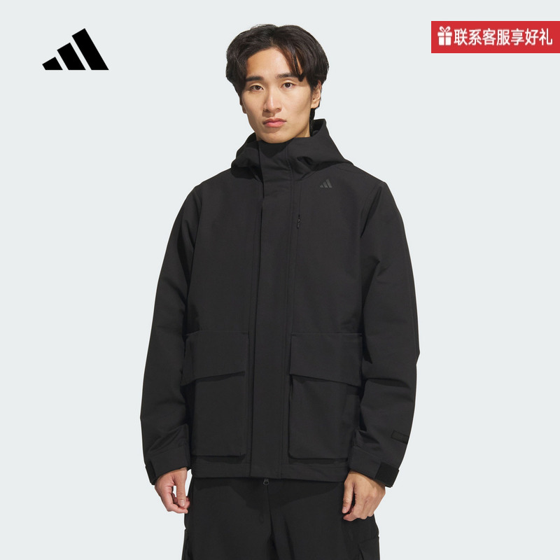 adidas阿迪达斯官方运动2025春男梭织夹克 JM0960