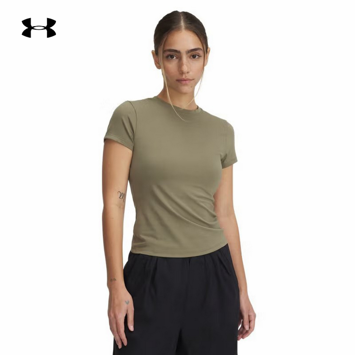 UNDERARMOUR安德玛官方运动2025S/S女短袖T恤 6000341-251