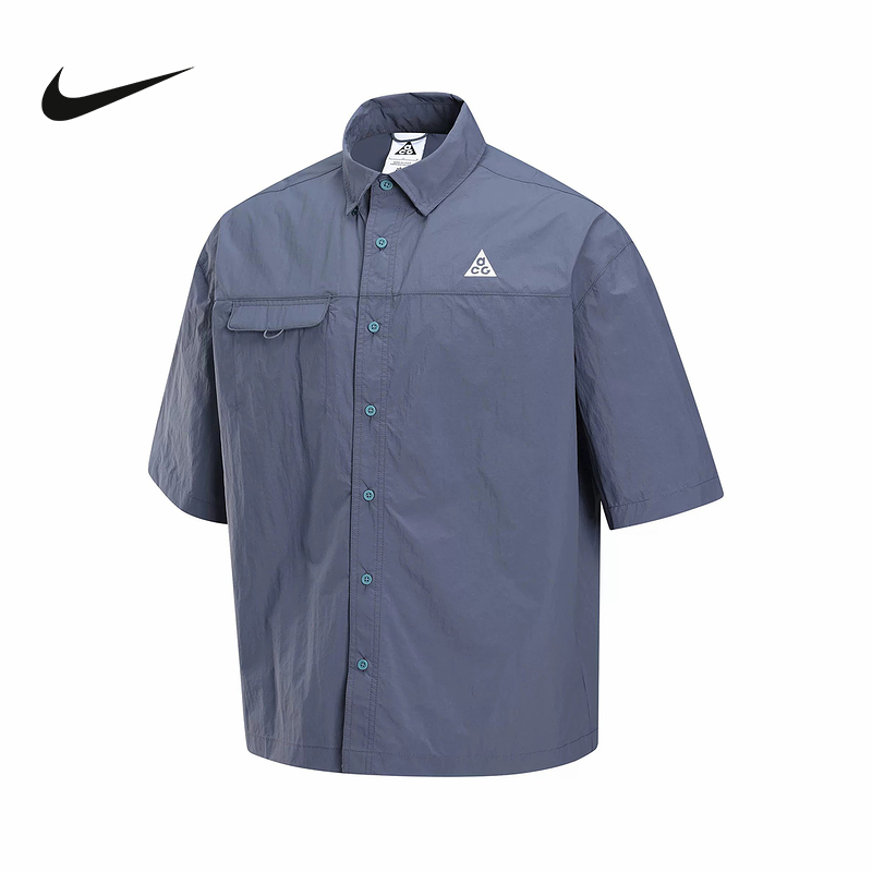 Nike耐克官方运动2025夏男短袖衬衫 HJ2884-437