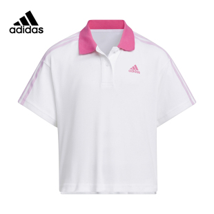 阿迪达斯adidas夏季 IT1756 女大童运动休闲短袖