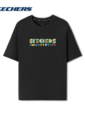 SKECHERS(斯凯奇)|（新款）2025夏中性短袖衫 L225U197-06B6