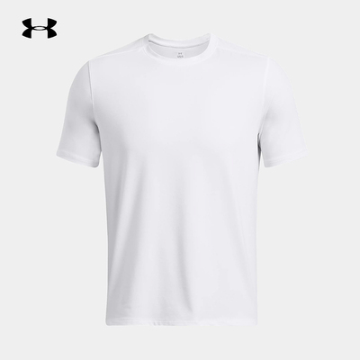 UNDERARMOUR安德玛官方运动2025S/S男短袖T恤 1386973-100