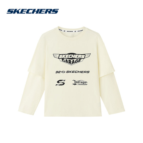 SKECHERS(斯凯奇)|（新款）2026秋中性童长袖衫 L326K085-0074
