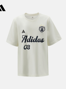 阿迪达斯 （adidas）|（新款）2026夏女大童短袖上衣 KG7837