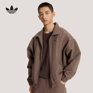 王鹤棣同款adidas阿迪达斯三叶草休闲梭织运动夹克早春外套KR2620