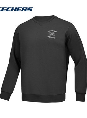 斯凯奇运动2025春男卫衣 P424M043-0018