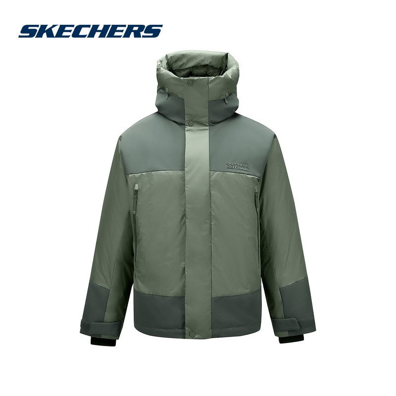 斯凯奇运动2025冬男短羽绒服 L424M001-04DU