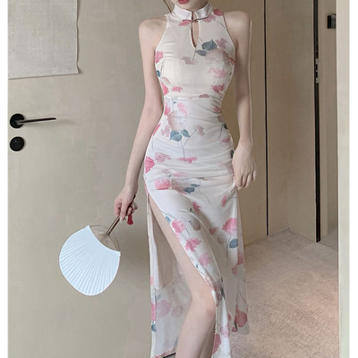 新中式高级改良旗袍连衣裙女