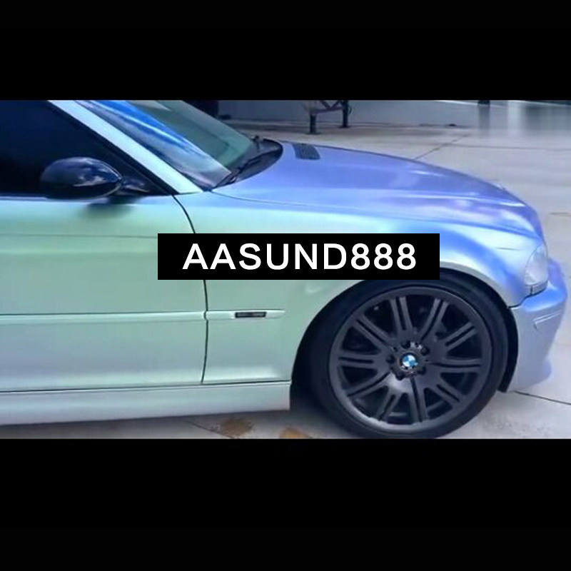 金属薄荷绿炫彩变色AASUND鹦鹉漆 汽车钥匙扣挂件改色金属特效漆