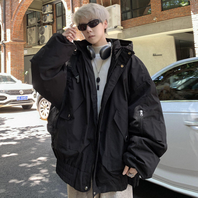 棉服男2025新款宽松休闲加厚保暖棉衣外套 M9066 P110 控158起