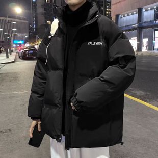 冬季新款羽绒服男加厚港风国潮美式宽松潮牌青少年棉袄学生面包服
