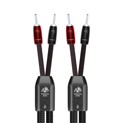 AQ美国线圣Dragon Zero Bass龙发烧喇叭线双线分音专用低频线音响