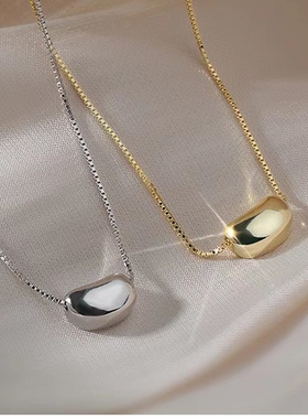 DELUEST玫瑰金钛钢吊坠女