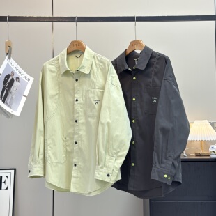 衬衫 城市户外宽松慵懒轻量休闲长袖 男女情侣衬衣 春季 大厂订单