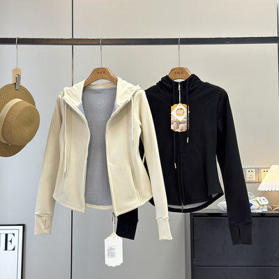 石墨烯保暖显身材！修身小蛮腰双面摇粒绒连帽双向拉链开衫短外套