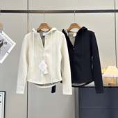 超显身材小蛮腰立裁修身 LU系 石墨烯发热保暖 连帽双拉链卫衣外套