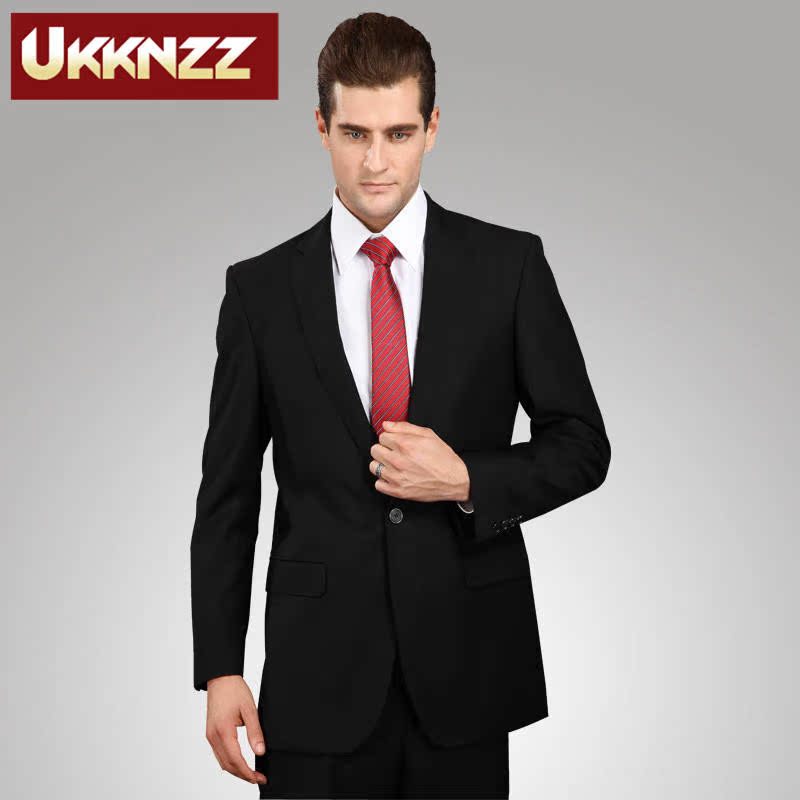 Costume homme UKKNZZ Laine 100% pour printemps - Ref 1574159 Image 2