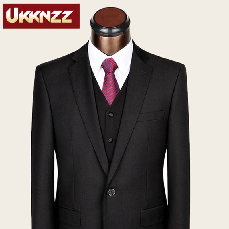 Costume homme UKKNZZ Laine 100% pour printemps - Ref 1574159 Image 3