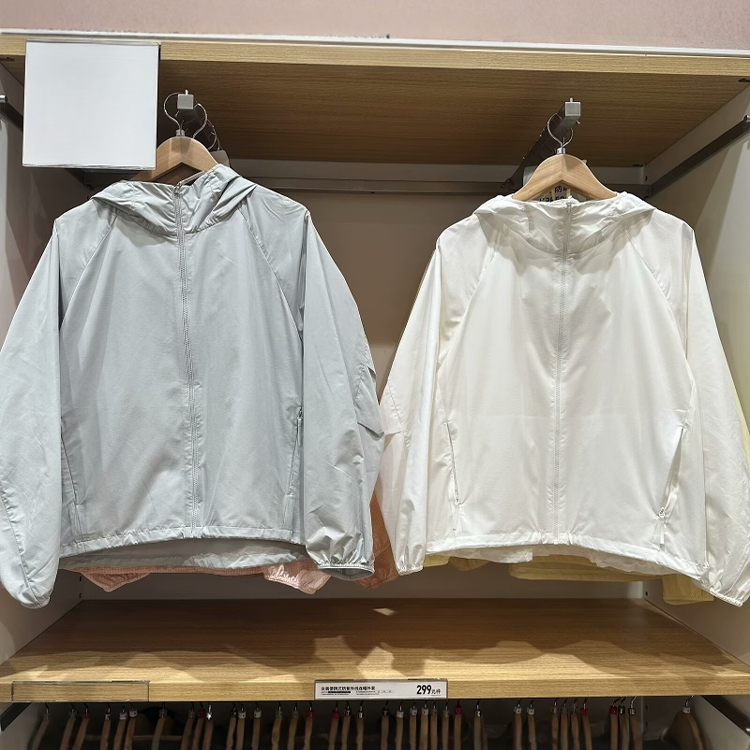 仇仇家！东Li4级防水UPF50+轻薄透气连帽防晒衣外套女QQ474175