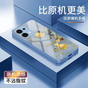 玻璃金葫芦适用oppoA6手机壳PLS120直边软壳全包保护套防摔