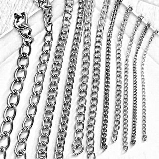 铁链不锈钢链条铁扭链麻花链挂链吊牌链标识牌链广告链静电接地链