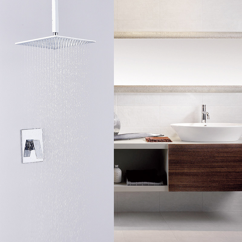 Deslin hotel Shower Room Dark outfit Shower Room Flower sprinkling suit Wall square shower Flower sprinkling Hot and cold water tapin the Decoration main material , Toiletries , Bathroom faucet , Shower faucet(Set)  category - from Buy2taobao.com to provide professional Taobao agent buy service
