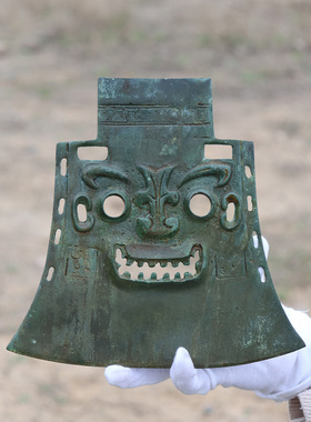 青铜鉞权利象征会所摆件尊贵身份