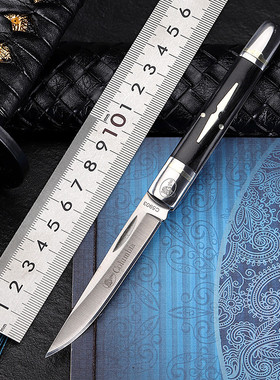 不锈钢折叠刀小刀水果刀瓜果刀户外便携男女防身锋利刀木柄工具刀